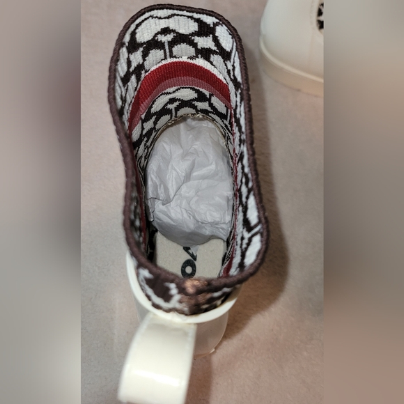 Coach White and Black Ankle Boots - Picture 7 of 10